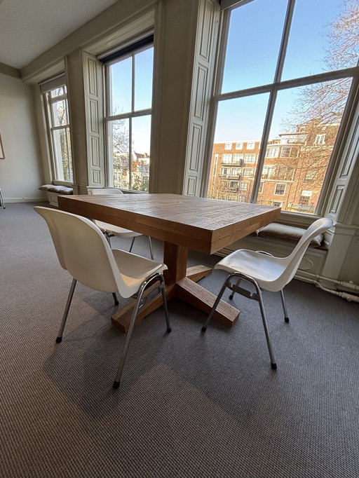 Piet Hein Eek Oak Canteen Table 120 X 120