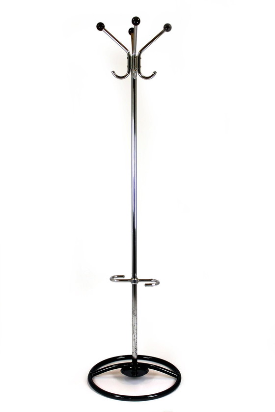 Image 1 of Bauhaus Chrome-Plated Coat Racks, 1930S, Set Of 3