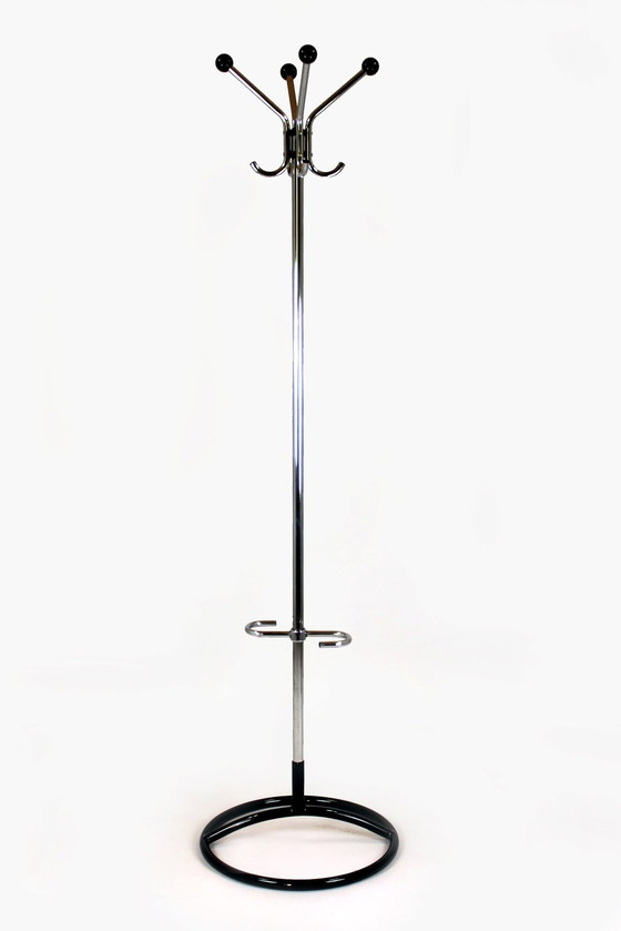 Image 1 of Bauhaus Chrome-Plated Coat Racks, 1930S, Set Of 3