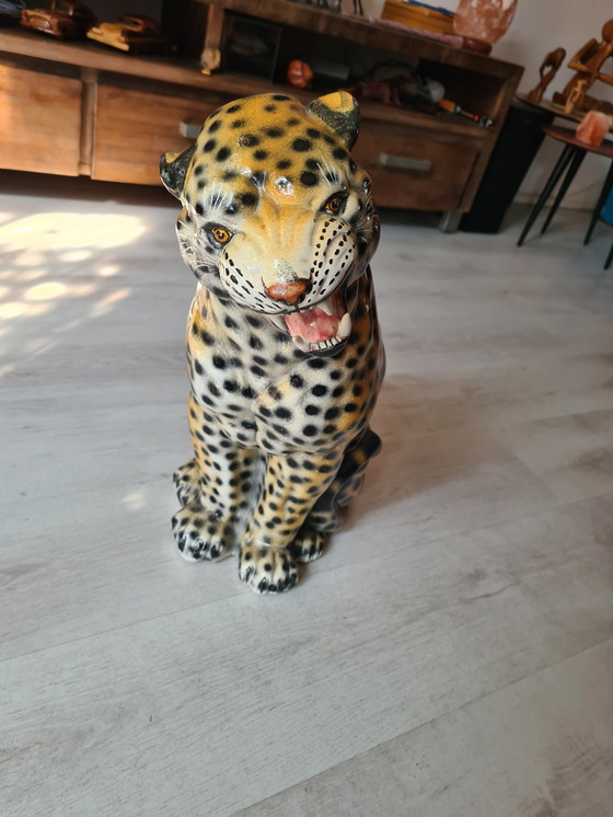 Image 1 of Vintage Italian Handmade Leopard