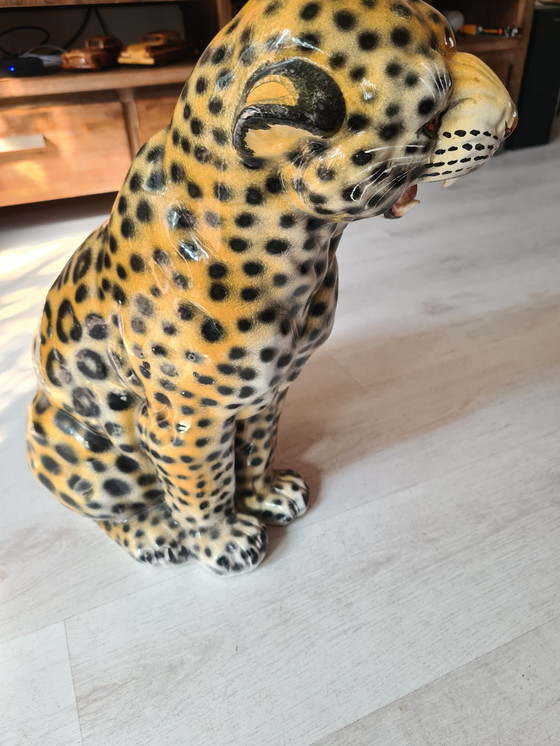 Image 1 of Vintage Italian Handmade Leopard