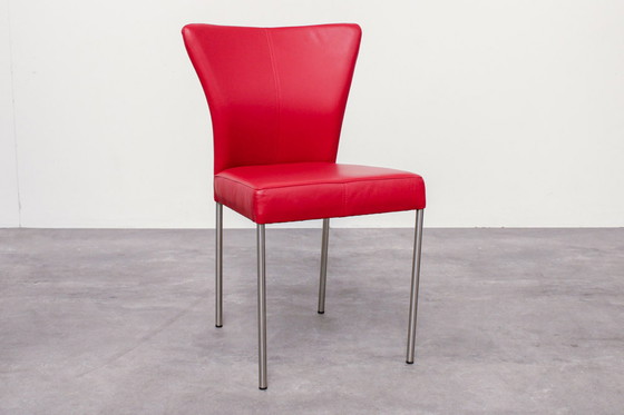 Image 1 of 2x Salsa chair Hermes leather red