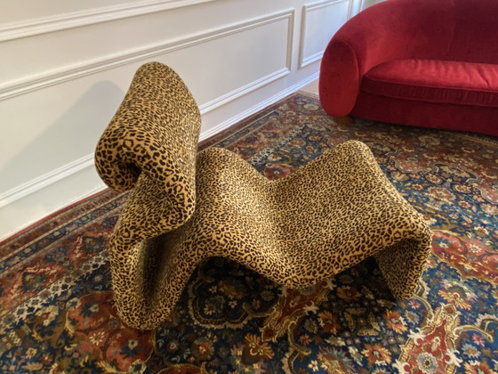 Image 1 of Vintage Leopard Lounge Chair