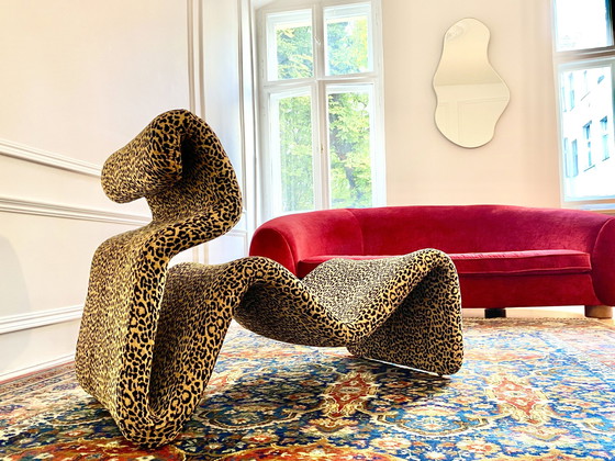 Image 1 of Vintage Leopard Lounge Chair