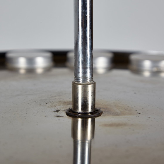 Image 1 of Glass And Chrome Chandelier