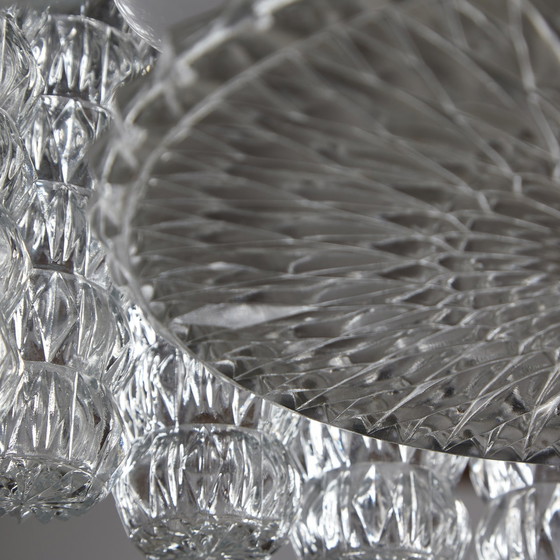 Image 1 of Glass And Chrome Chandelier