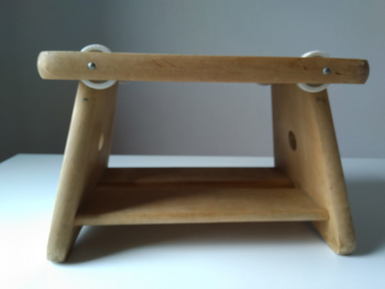 Image 1 of Jukka Rullajakkara, Vintage Stool With Wheels, 1960s