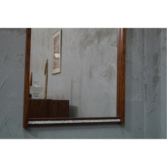 Image 1 of Specchio vintage scandinavo in palissandro, Svezia 1960