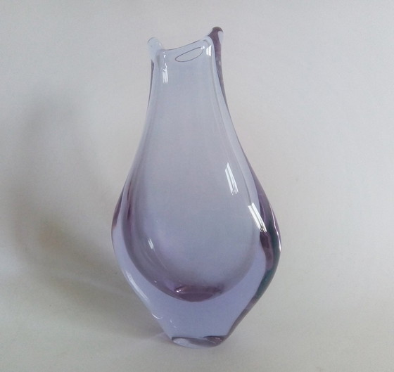 Image 1 of Miroslav Klinger Modernist Design Crystal Glasses Zelezni Brod Glass 1970S