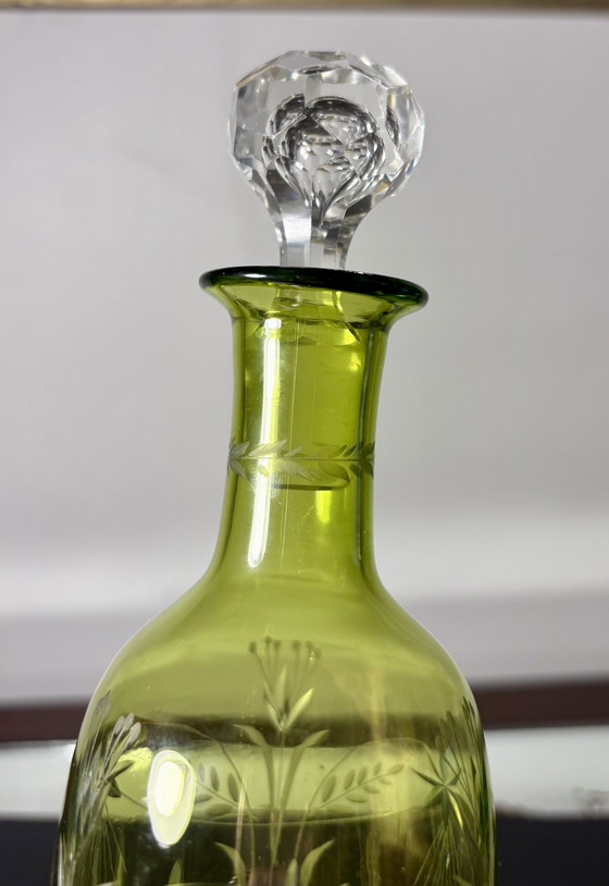 Image 1 of Liquor Carafes Saint Louis Coloured Crystal