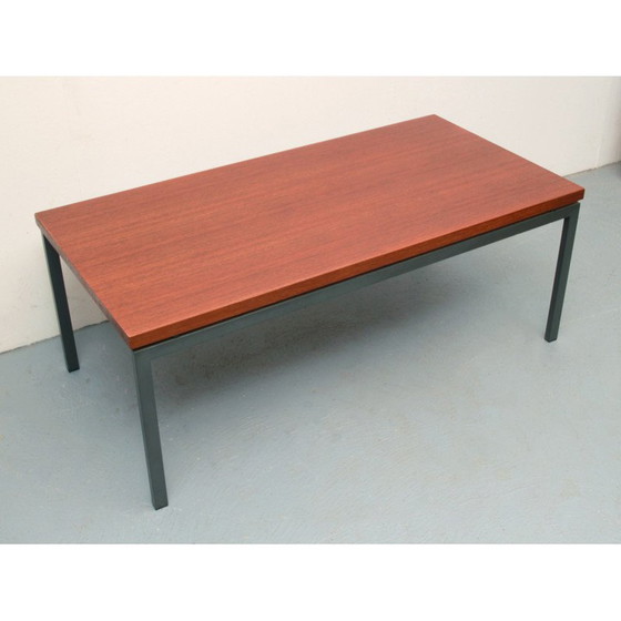 Image 1 of Vintage coffee table in teak and metal, 1960s