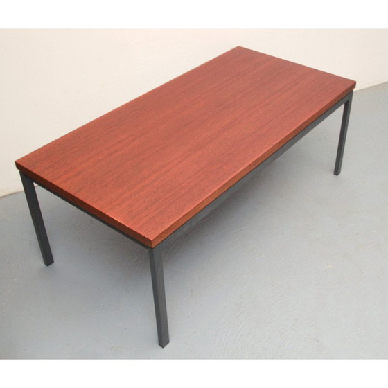 Image 1 of Vintage coffee table in teak and metal, 1960s