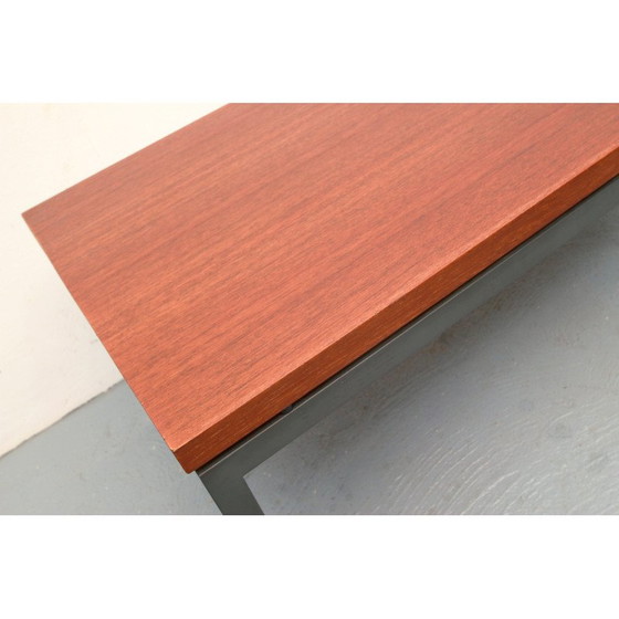 Image 1 of Vintage coffee table in teak and metal, 1960s