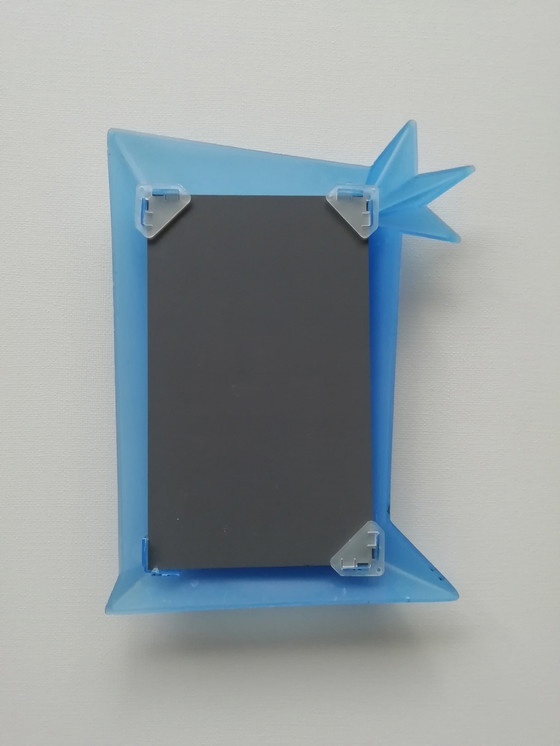 Image 1 of Sill Wall Mirror Blue Ikea 1996