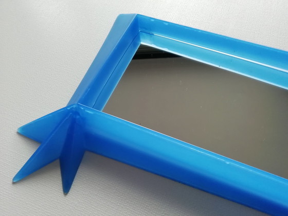 Image 1 of Sill Wall Mirror Blue Ikea 1996