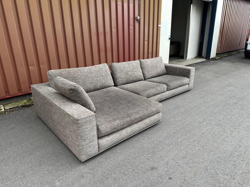 Minotti Hamilton Corner Sofa Brown-Gray Melange - NP: 24,000