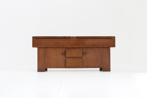 Vintage Italian Torbecchia sideboard by Giovanni Michelucci for Poltronova 1960s