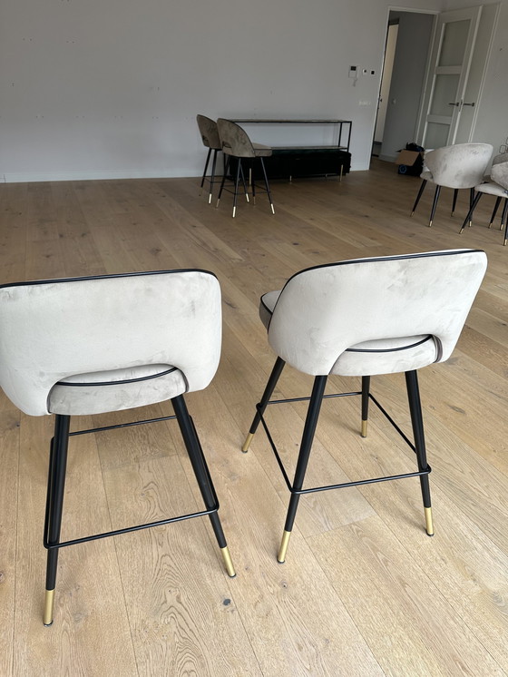 Image 1 of 4x Eichholtz Barstools