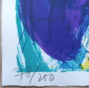 Jan Cremer - Tulipes, lithographie