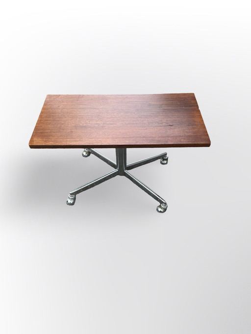 Table d'appoint mobile - Vintage - Avec plateau réglable