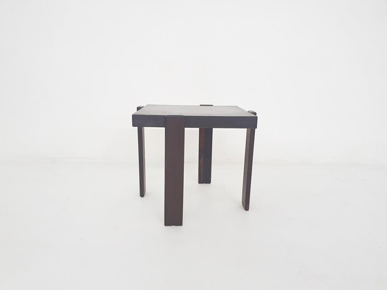 Image 1 of Dark Brown Square Side Table