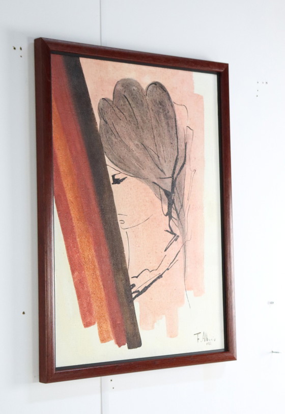 Image 1 of Fernandeze Alzamora Albeniz Painting 1977 Vintage