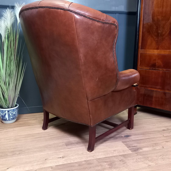 Image 1 of Chesterfield Barrelback Armchair