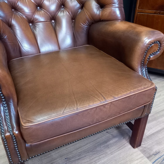 Image 1 of Chesterfield Barrelback Armchair