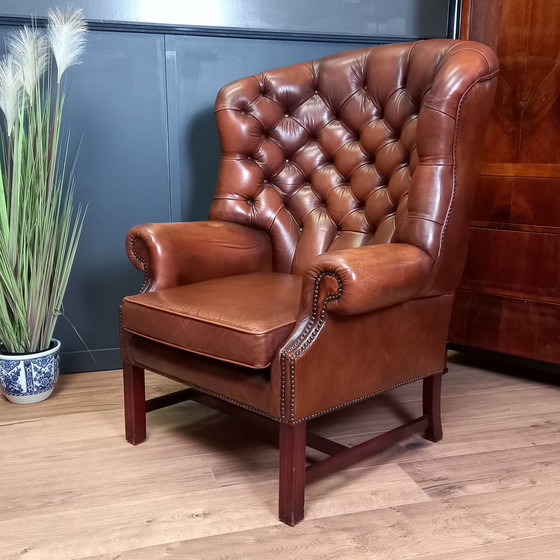 Image 1 of Chesterfield Barrelback Armchair