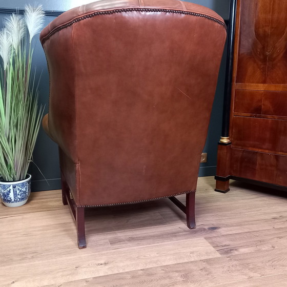 Image 1 of Chesterfield Barrelback Armchair