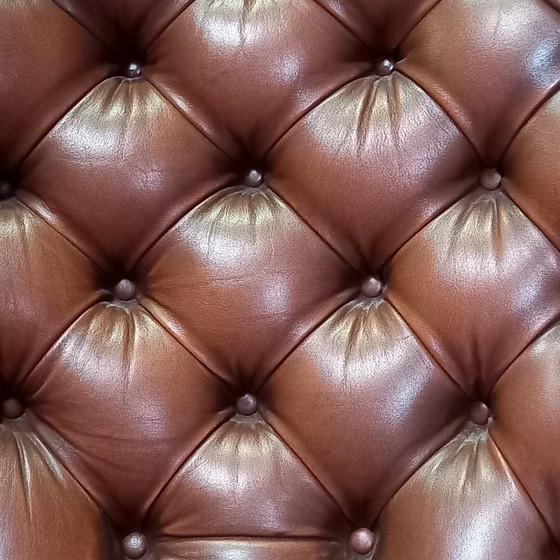 Image 1 of Chesterfield Barrelback Armchair