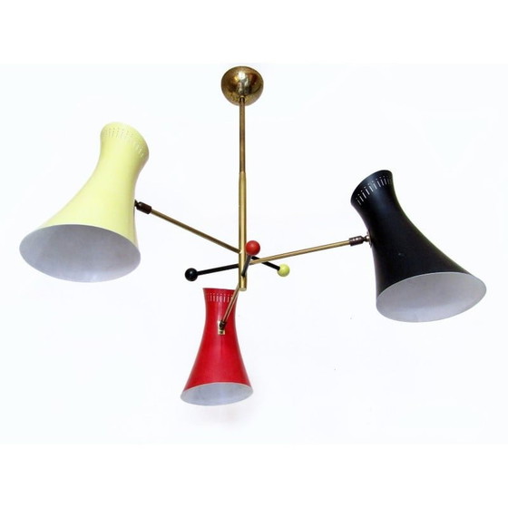 Image 1 of Vintage atomic chandelier, 1950