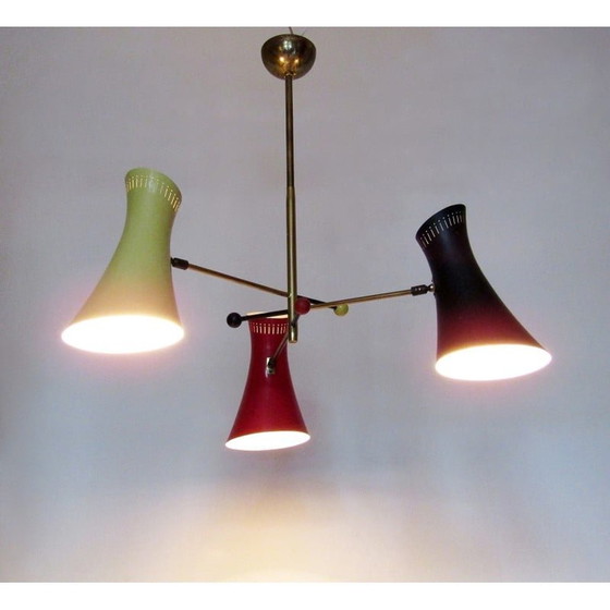 Image 1 of Vintage atomic chandelier, 1950