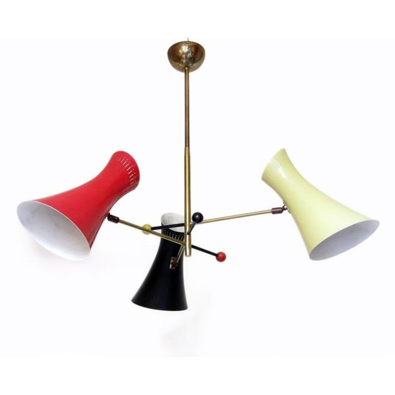 Image 1 of Vintage atomic chandelier, 1950