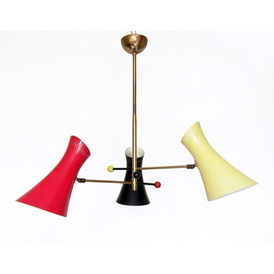 Image 1 of Vintage atomic chandelier, 1950