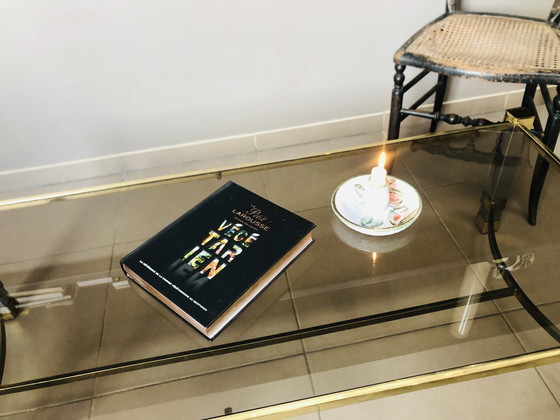 Image 1 of Tavolino da caffè cromato vintage Hollywood Regency 