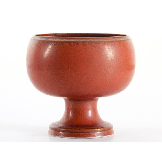 Image 1 of Vintage ceramic bowl by Stig Lindberg for Gustavberg, 1970