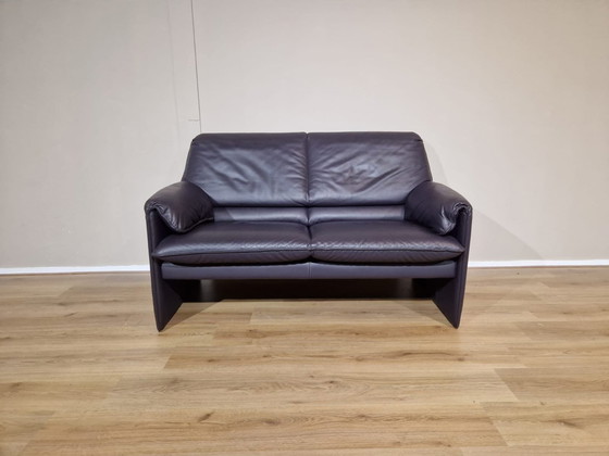 Image 1 of Leolux Bora Beta - 2 Seater Sofa - Purple - Leather - Design.