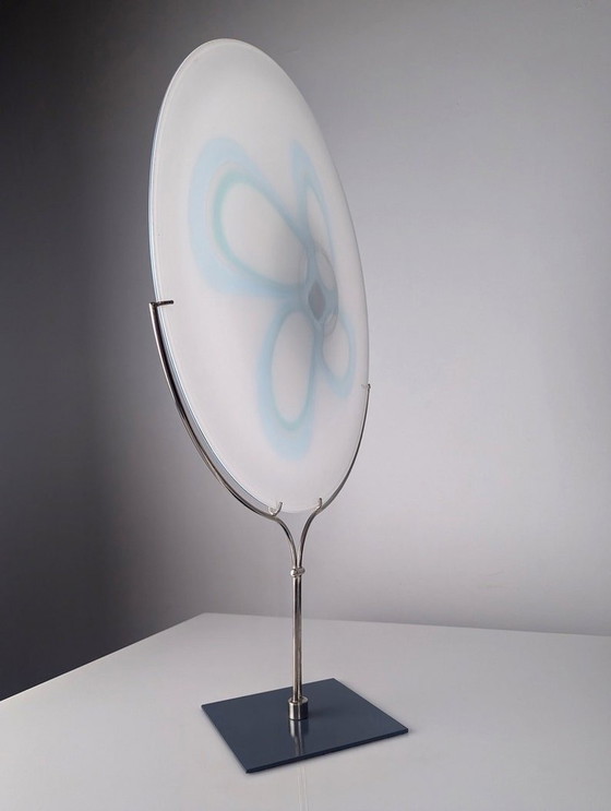 Image 1 of Tondo Glass Sculpture By Bruno Gambone