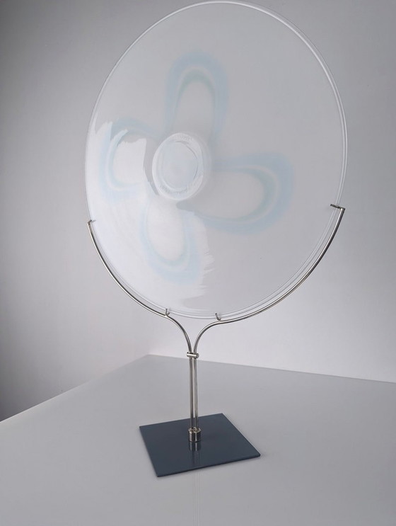 Image 1 of Tondo Glass Sculpture By Bruno Gambone