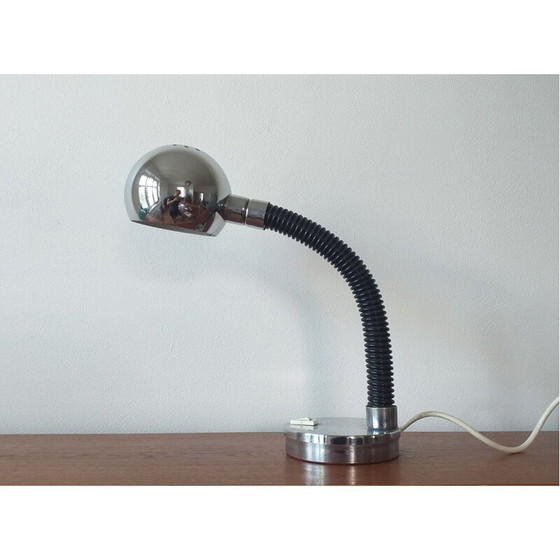 Image 1 of Mid Century Table Lamp Elbow Targetti Sankey Italy 1970s