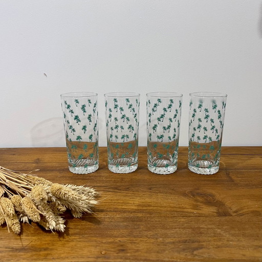 Set Of 4 Vintage Glasses