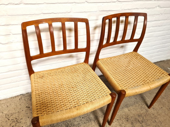 Image 1 of Model 83 Chairs By Niels Otto Møller For J. L. Møllers Møbelfabrik