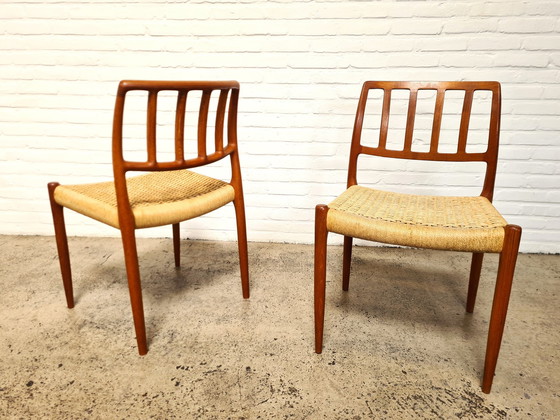 Image 1 of Model 83 Chairs By Niels Otto Møller For J. L. Møllers Møbelfabrik