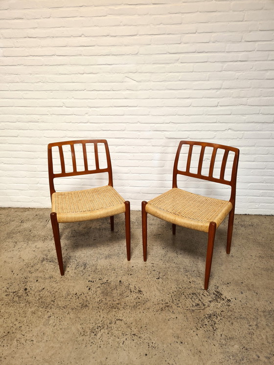 Image 1 of Model 83 Chairs By Niels Otto Møller For J. L. Møllers Møbelfabrik