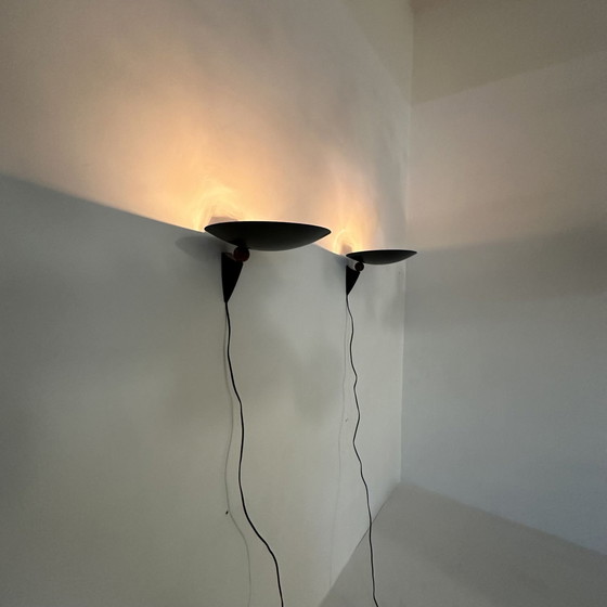 Image 1 of 2x Set of Herda wall lamps Post Modern - 1980s