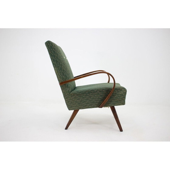 Image 1 of Vintage Pair of armchairs by Jindrich Halabala  1960s 