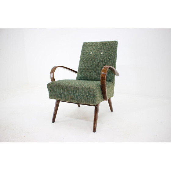 Image 1 of Vintage Pair of armchairs by Jindrich Halabala  1960s 