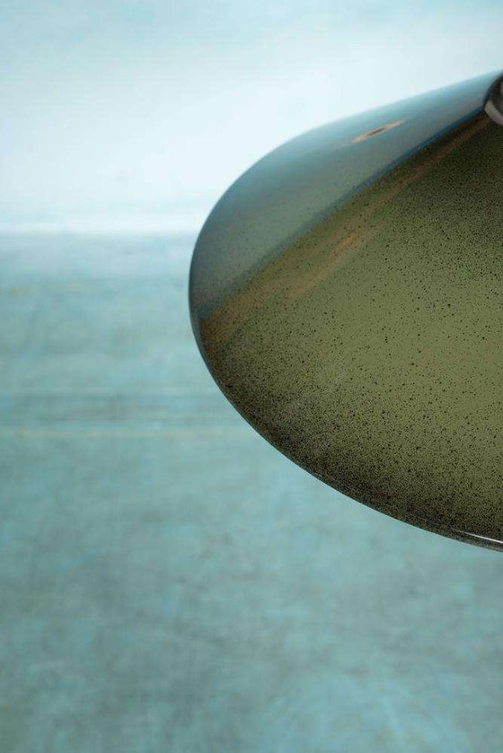 Image 1 of Lampada a sospensione verde spaziale, lampada a sospensione svedese vintage anni '70