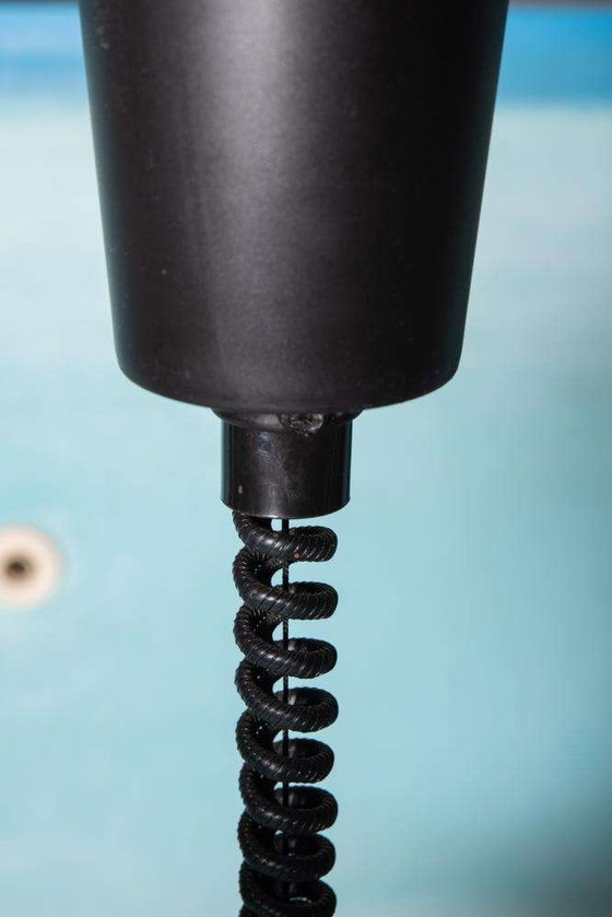 Image 1 of Lampada a sospensione verde spaziale, lampada a sospensione svedese vintage anni '70